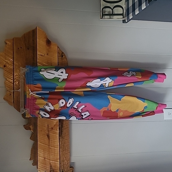 Billion Dollar Baby Sweatpants graffiti sz small MP14 - Picture 1 of 5